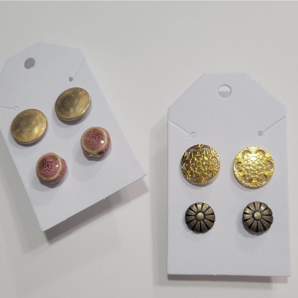 New handmade 2 sets of earrings